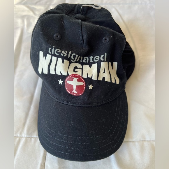 Gymboree Boys Baseball Cap Hat Airplane Wingman NEW Never used - Picture 1 of 3